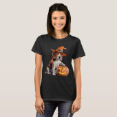 愛犬家衣装Fのハロウィン魅力的ビーグル Tシャツ (正面フル)
