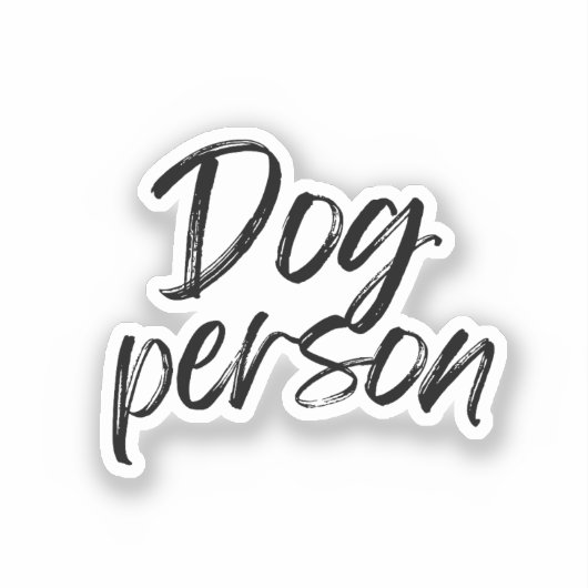 愛犬家 シール (正面)