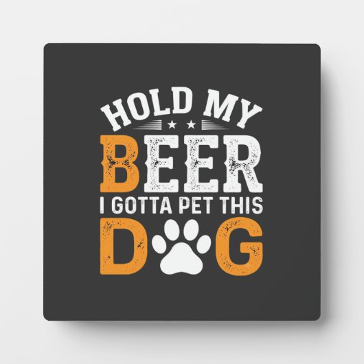 愛犬家 ビールを預かって フォトプラーク (正面)