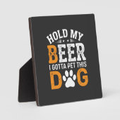 愛犬家 ビールを預かって フォトプラーク (正面)