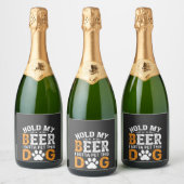 愛犬家 ビールホルダー スパークリングワインラベル (ボトル)