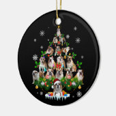 愛犬家 |ブルドッグのクリスマスツリーオーナメント セラミックオーナメント (左)