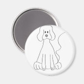 愛犬家 統一された マグネット (正面/裏面)
