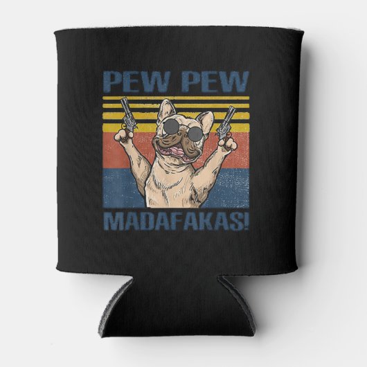 愛犬家 | Bulldog Pew Madafakas 缶クーラー (正面)