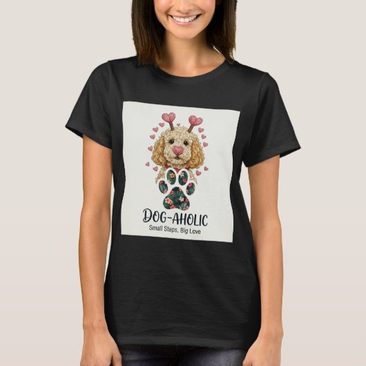 愛犬家Tシャツ かわいい Tシャツ (正面)