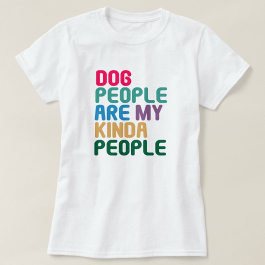 愛犬家Tシャツ Tシャツ (デザイン正面)