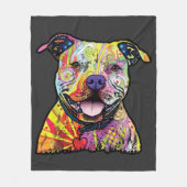 愛犬家v01 フリースブランケット (正面)