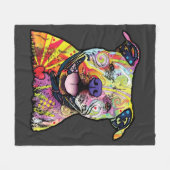 愛犬家v01 フリースブランケット (正面(横))