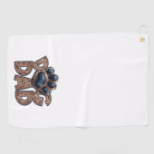 愛犬父の日の贈り物 ゴルフタオル (横)