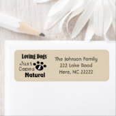 愛犬自然来の住所 シール (インサイチュ)