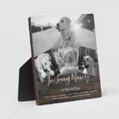 愛犬記念写真追悼詩 フォトプラーク (正面)