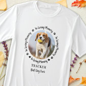 愛犬記念撮影パーソナライズされた写真 Tシャツ