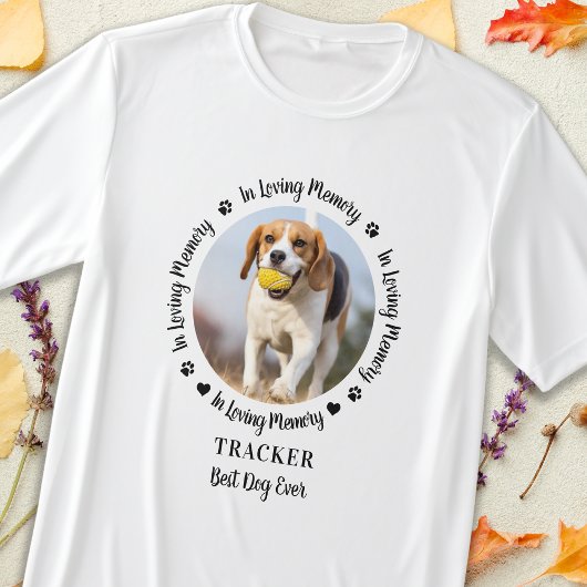 愛犬記念撮影パーソナライズされた写真 Tシャツ