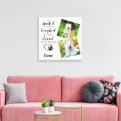 愛犬記念犬の写真 キャンバスプリント (インサイチュ (リビング))