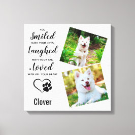 愛犬記念犬の写真 キャンバスプリント