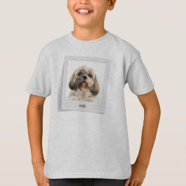 愛犬誕生日写真パーソナライズされた Tシャツ