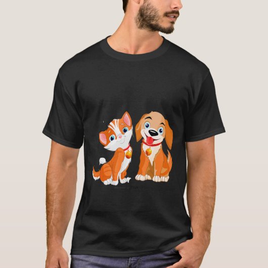 愛犬赤犬かわいい Tシャツ (正面)