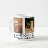 愛犬追悼フォトコーヒーマグ コーヒーマグカップ (正面左)