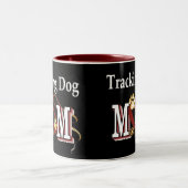 愛犬追跡ママへのギフト ツートーンマグカップ (中央)