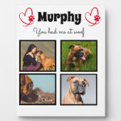 愛犬4写真集カスタマイズ フォトプラーク (正面)