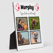 愛犬4写真集カスタマイズ フォトプラーク (側面)