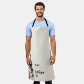愛犬 エプロン (着用した状態)