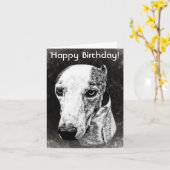 愛犬 カード (黄色い花)