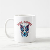 愛犬 コーヒーマグカップ (左)