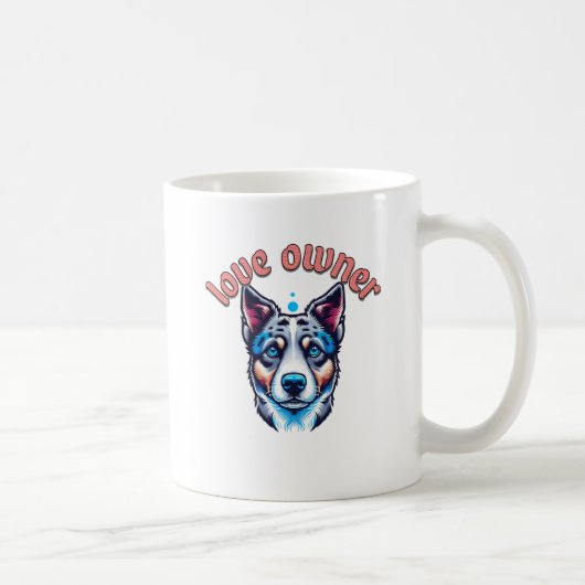 愛犬 コーヒーマグカップ (右)