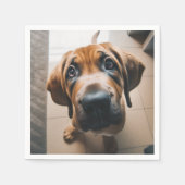 愛犬 スタンダードカクテルナプキン (正面)