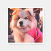 愛犬 スタンダードカクテルナプキン (正面)