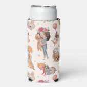 愛犬 スリム缶クーラー (Seltzer正面)