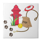 愛犬 タイル (正面)