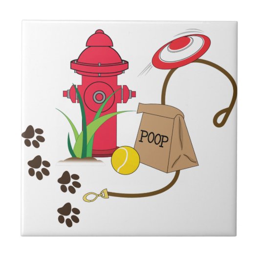 愛犬 タイル (正面)