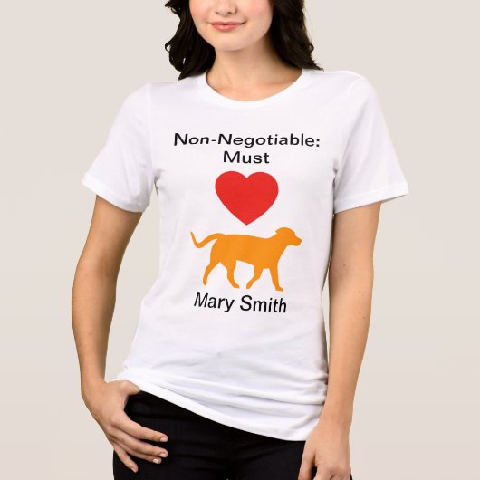 愛犬 トライブレンドTシャツ (正面)