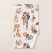 愛犬 バスタオルセット (ハンドタオル)