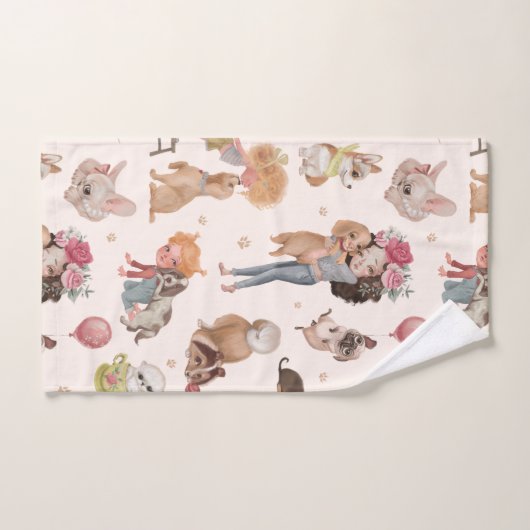 愛犬 バスタオルセット (ハンドタオル)