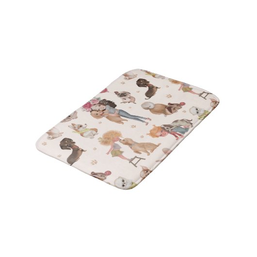 愛犬 バスマット (アングル)