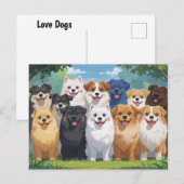 愛犬 ポストカード (正面/裏面)