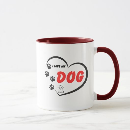 愛犬 マグカップ (右)