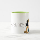 愛犬 – 女性版3 ツートーンマグカップ (中央)