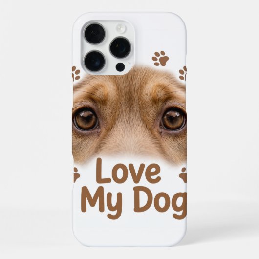 愛犬 iPhone 16 Pro Max カバー (裏面)