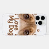 愛犬 iPhone 16 Pro Max カバー (裏面横)