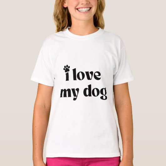 愛犬 Tシャツ (正面)