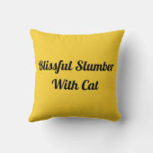 愛猫との至福の眠パーソナライズされたり クッション (裏面)