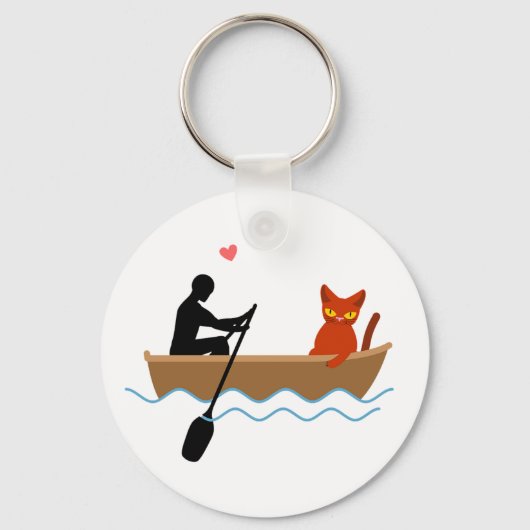 愛猫とルーワーおもしろいでお洒落愛猫 キーホルダー (裏面)