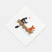 愛猫とルーワーおもしろいでお洒落愛猫 スタンダードランチョンナプキン (角)