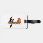 愛猫とルーワーおもしろいでお洒落愛猫 ラゲッジタグ (裏面横)