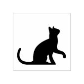 愛猫と前足のアートスタンプ ラバースタンプ (インプリント)