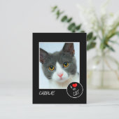 愛猫のカスタム写真 - ペット愛好家 ポストカード (スタンド正面)